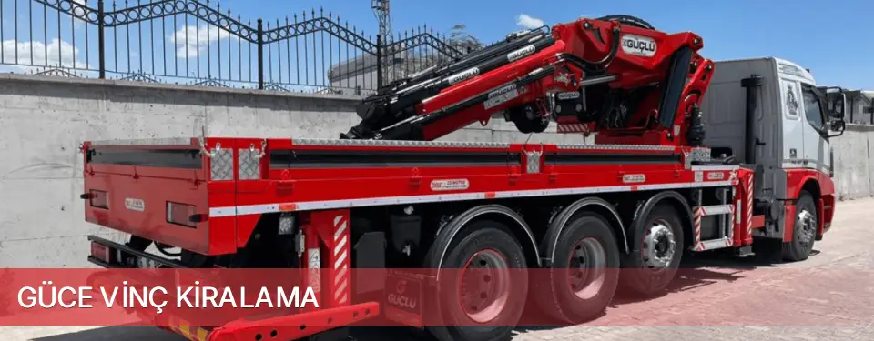 Güce İlçemi Vinç Kiralama